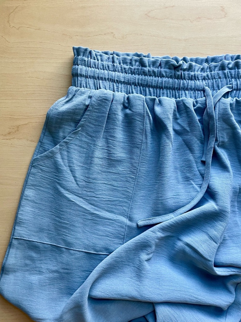 Light blue wide leg pants - Picture 5 of 6